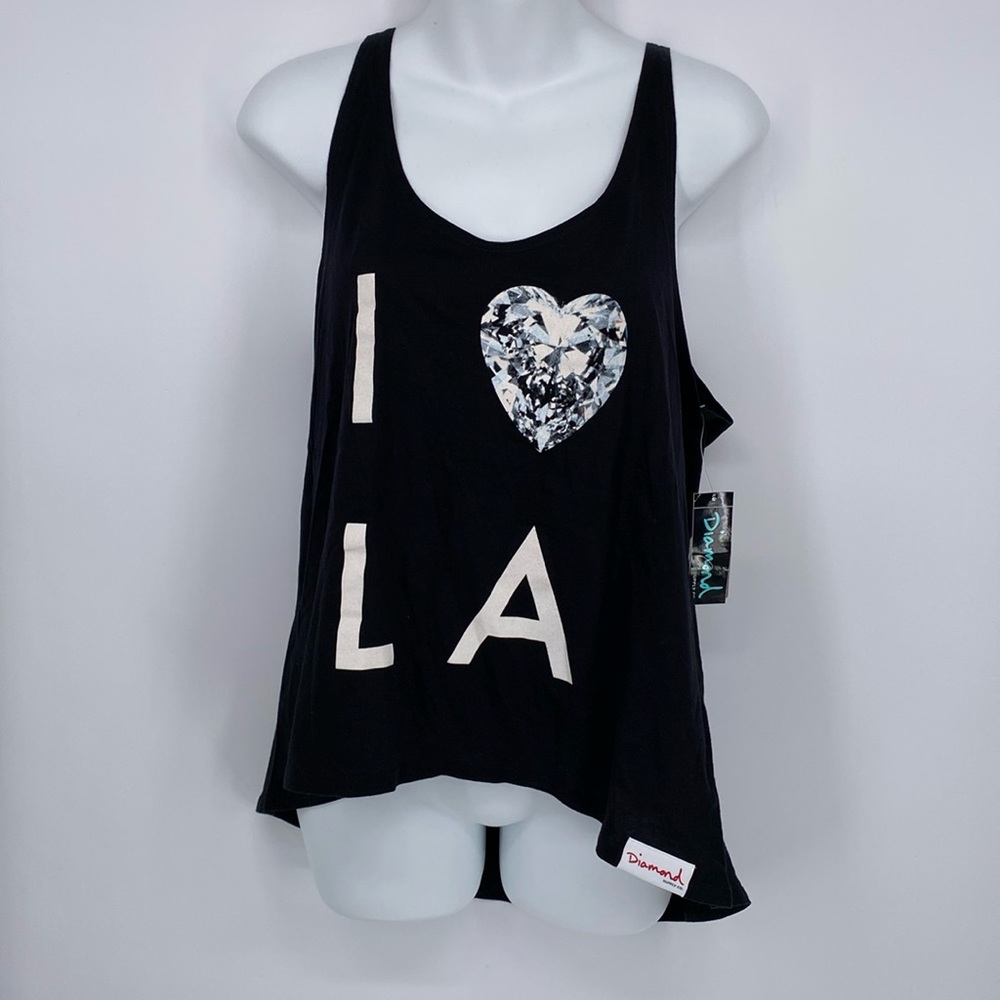 Diamond Supply Company I Love LA Tank Top‎ Large